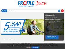 Tablet Screenshot of profilejanssen.nl